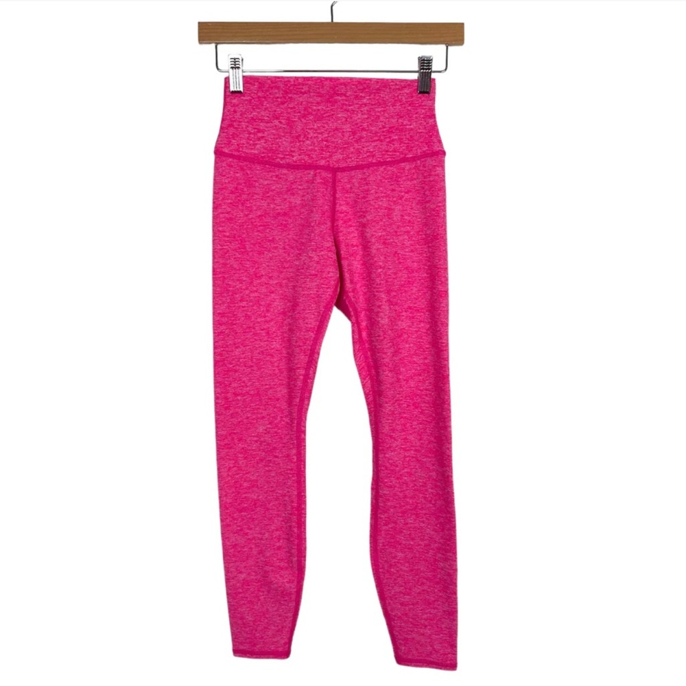 ALO PINK SPACE DYE HIGH WAISTED LEGGINGS - Picture 2 of 4